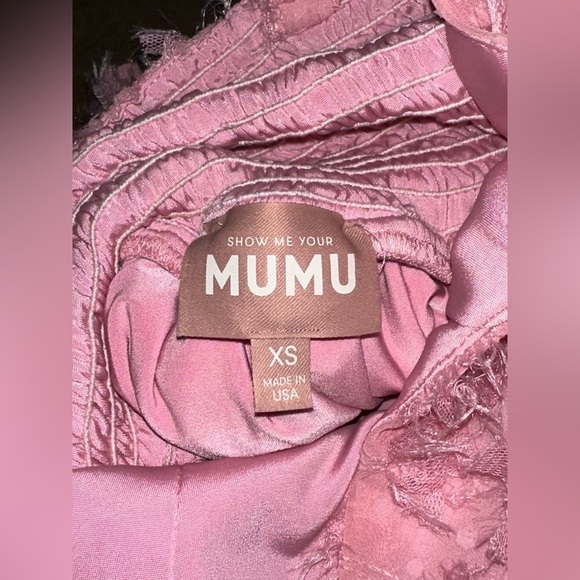 NWOT Show me your MUMU Meg Pink Mini Dress Size XS - Picture 9 of 9